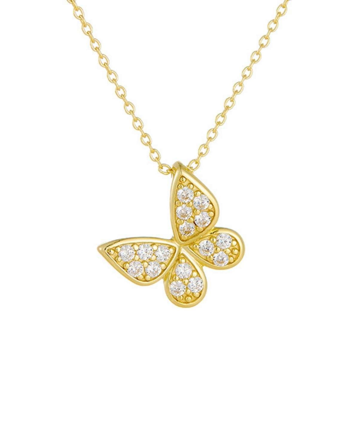 Shani Butterfly Sparkle Pendant Necklace