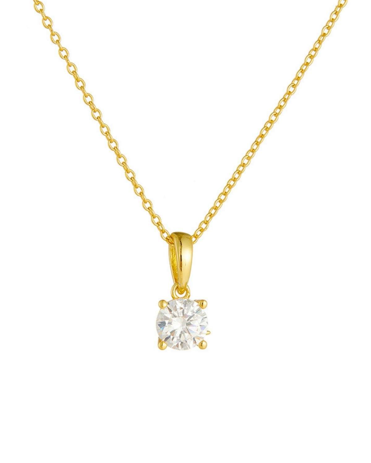 Shani Lumière Solitaire Necklace